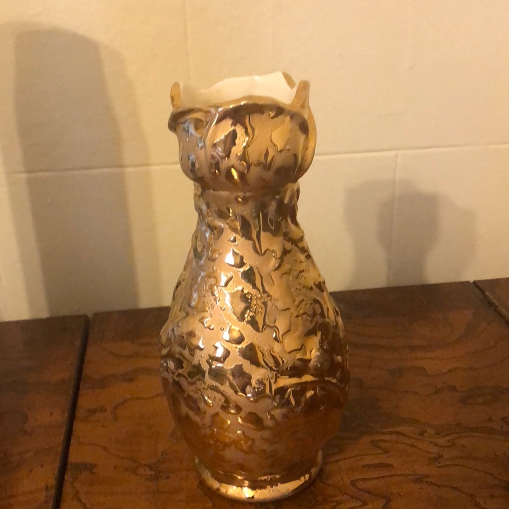 Vinage 24k made in USA Vase